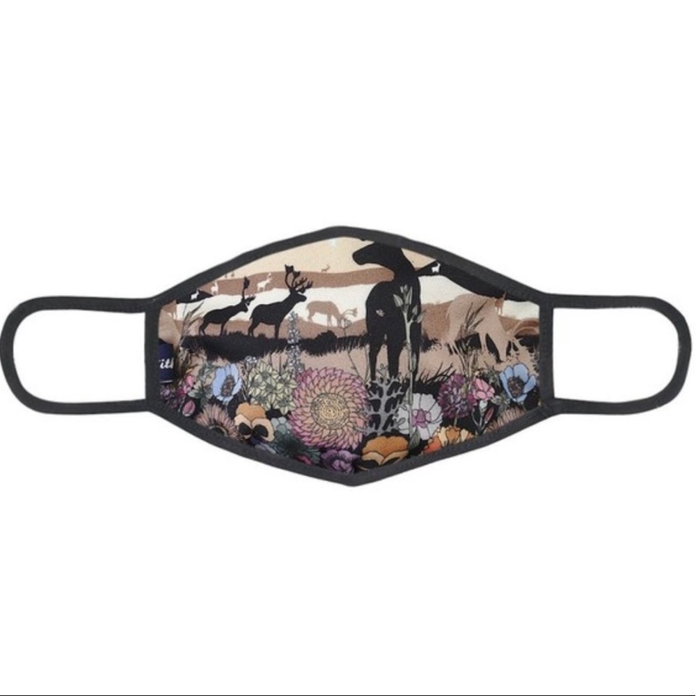 Scenic mask, dual layer cotton